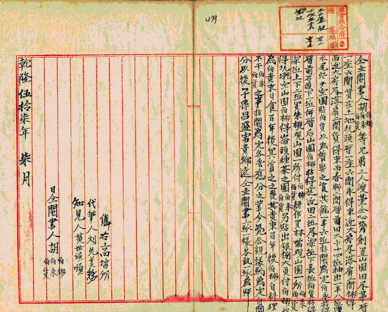 圖七之一、臺灣總督府公文類纂000055810010474