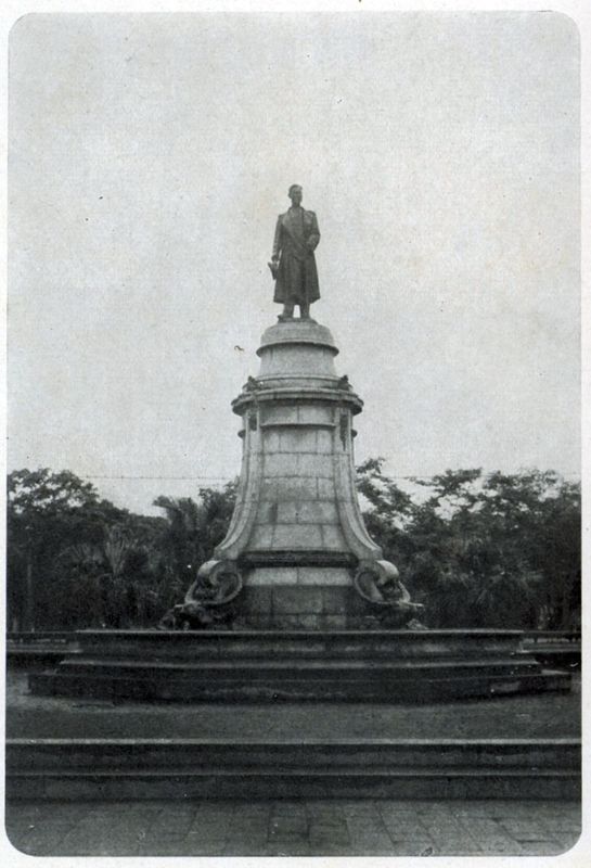 圖三（位於西門遺址之祝辰巳銅像）