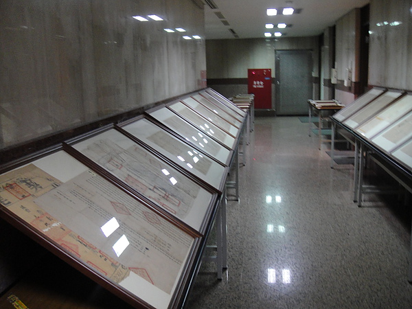 會場外展示古文書一隅