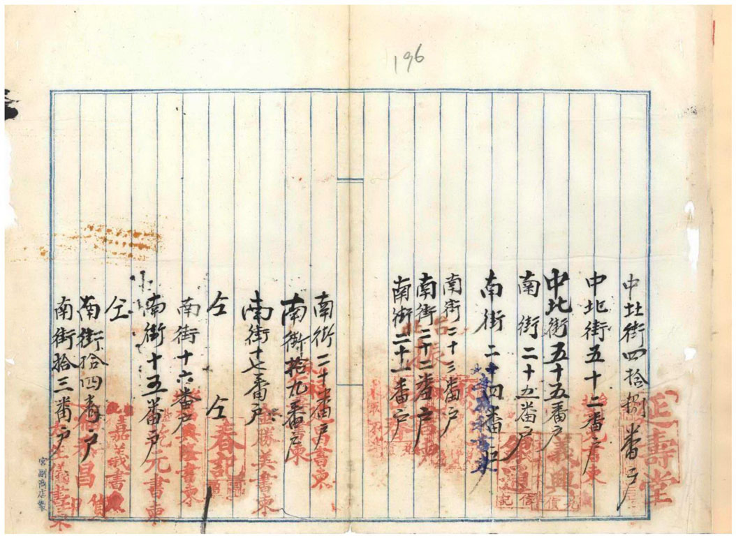 圖11:大稻埕居民對檢疫之相關建議書(臺灣總督府檔案000002870140201)