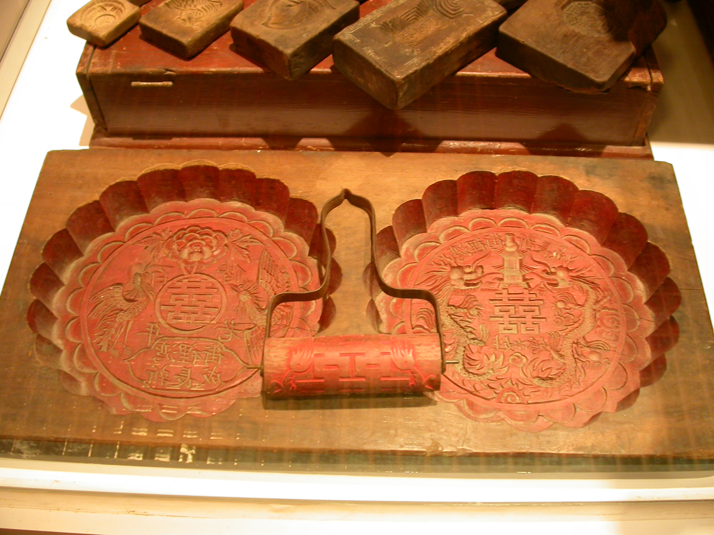 喜餅模（台灣故事館藏 李駿濤拍攝）