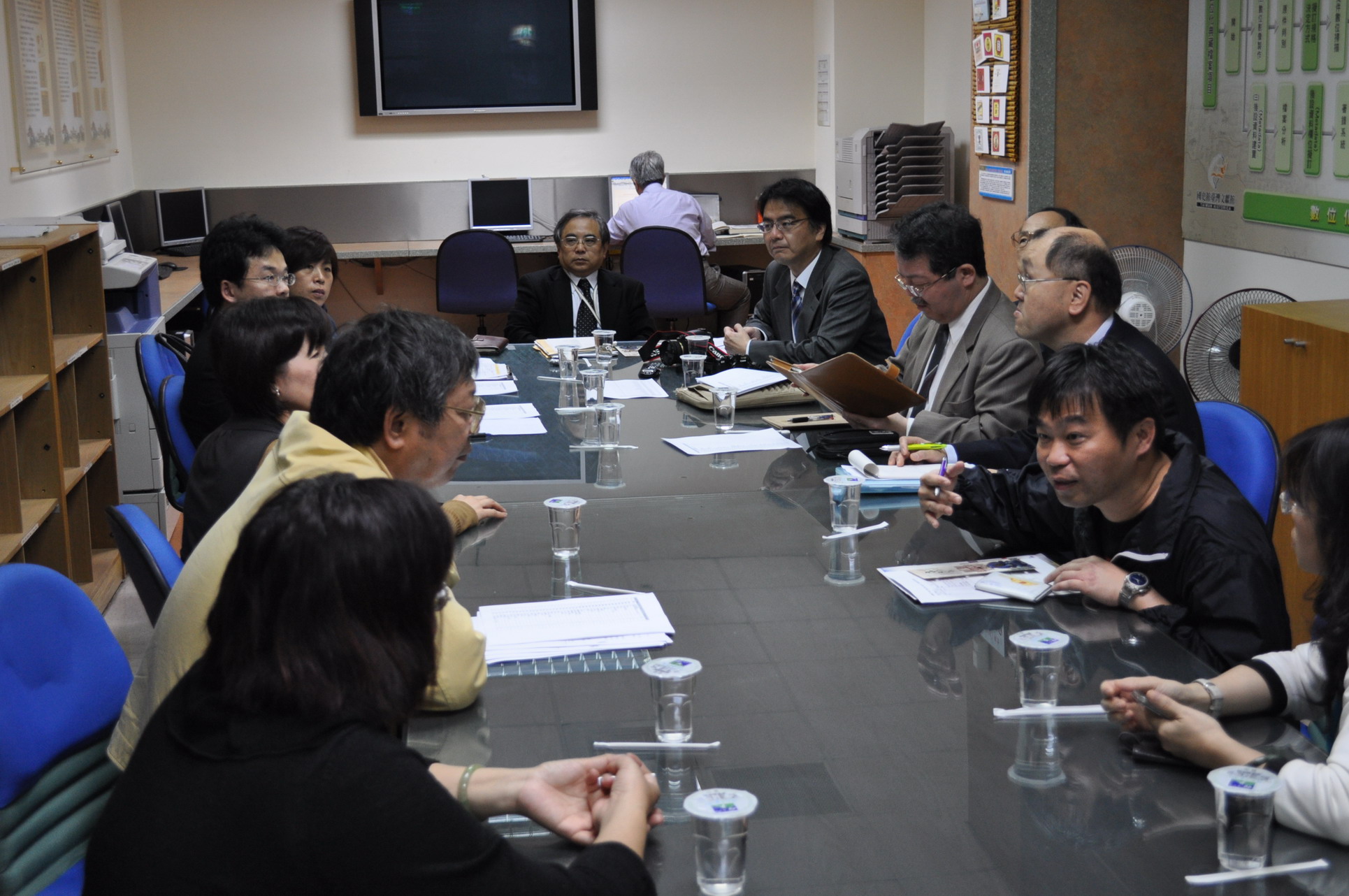 日本國立大阪大學法學部教授三阪佳弘等蒞館參訪