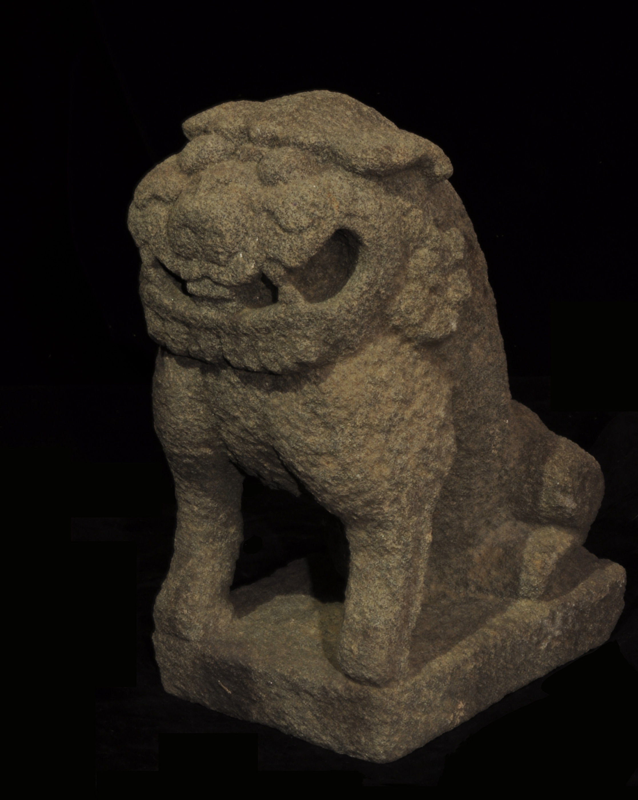 獅子吼－石獅文物特展，品名清代石獅
