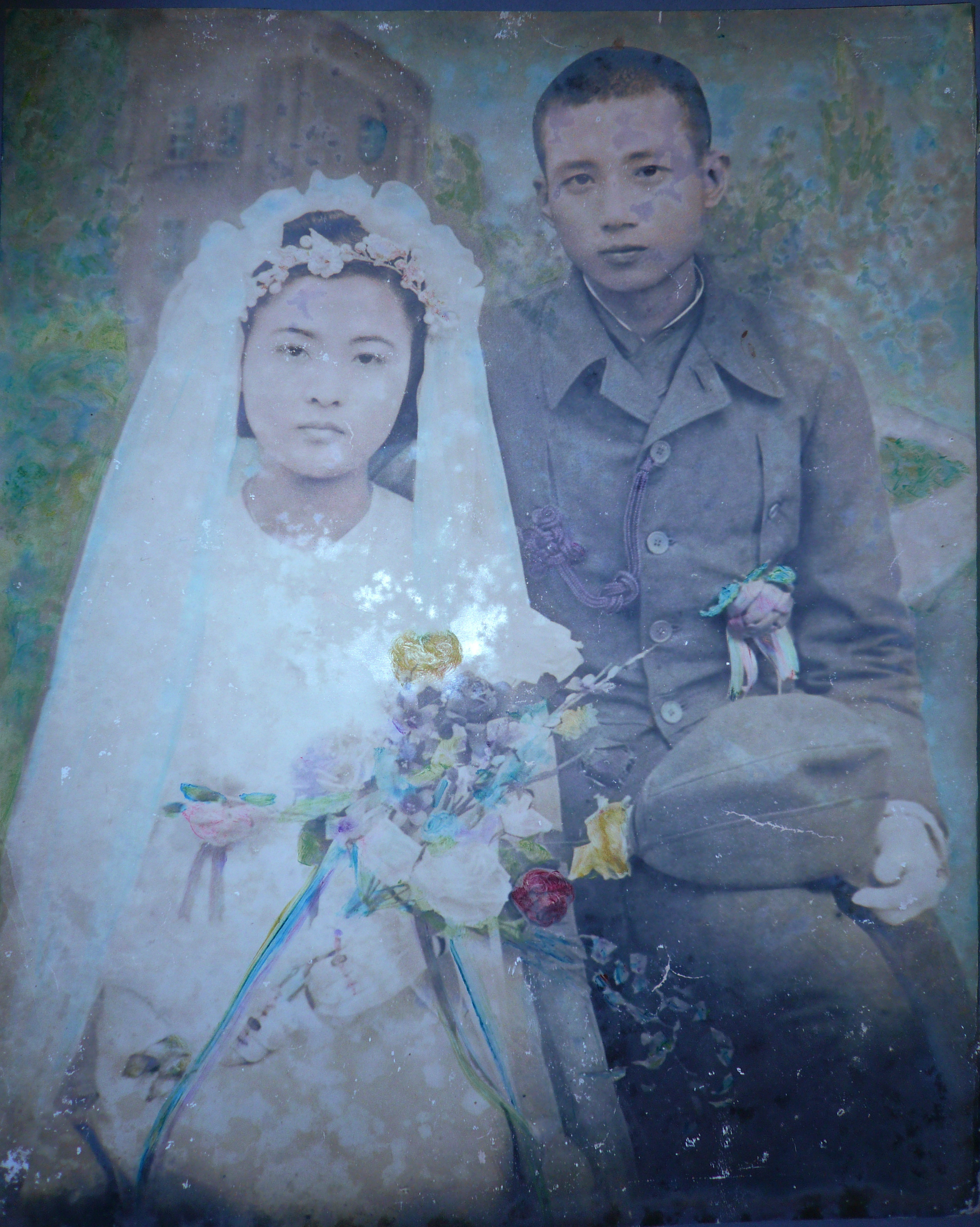 圖1.徵兵前夕的結婚照