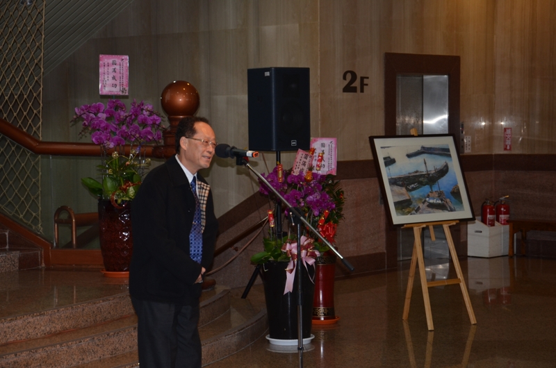 圖8：臺中市王姓宗親會王建堃副理事長致詞