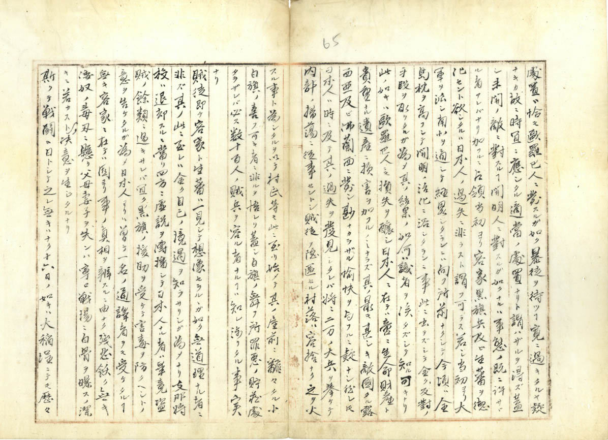圖4：マイヤ－ス通信臺灣戰況及探偵林玉銓ノ報告（臺灣總督府公文類纂000000330120065）