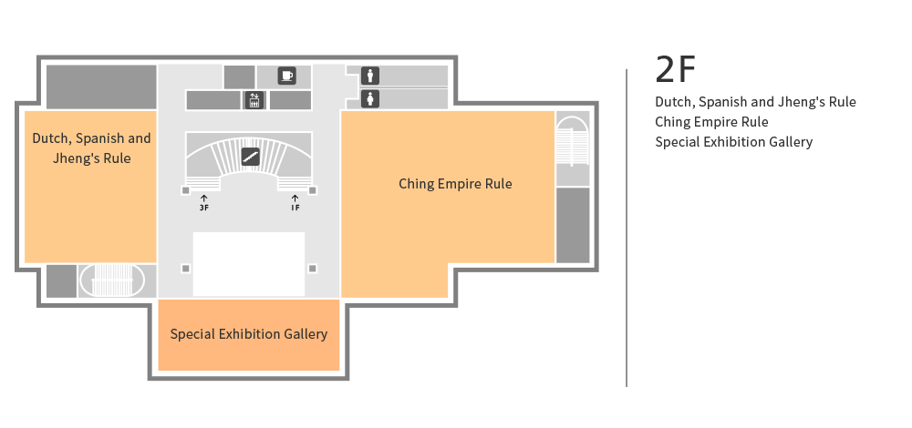 There are Dutch, Spanish and Jheng’s Rule, Ching Empire Rule and Special exhibition Gallery.