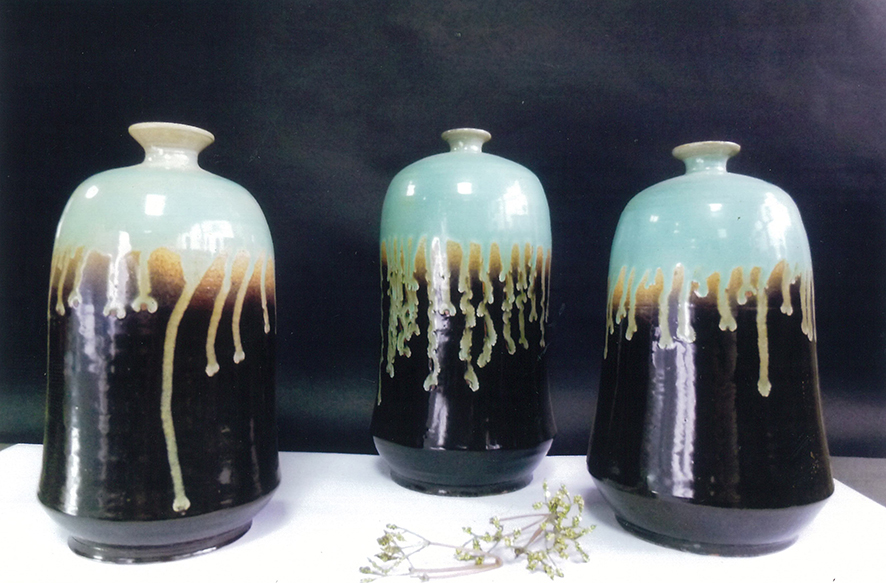 圖8：展覽作品-流釉花瓶