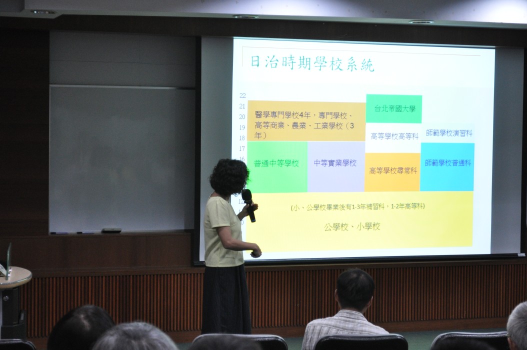 圖2.鄭教授麗玲演講(一)