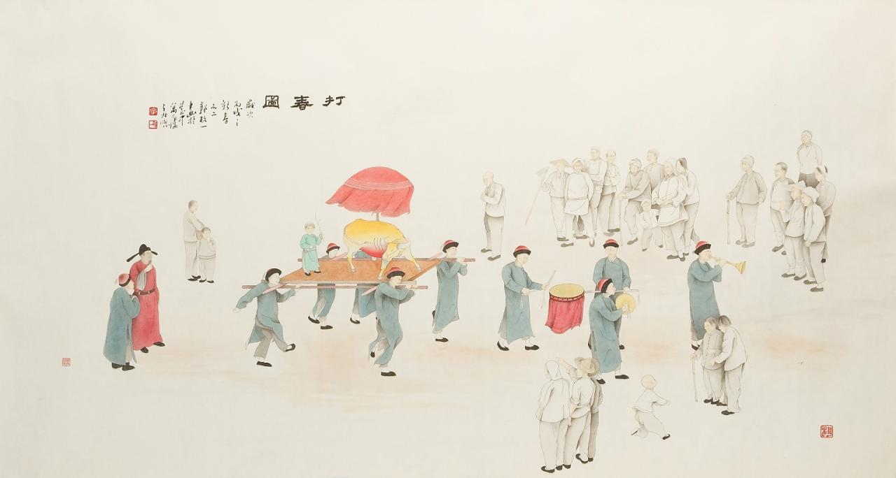 圖4：展件：春牛圖