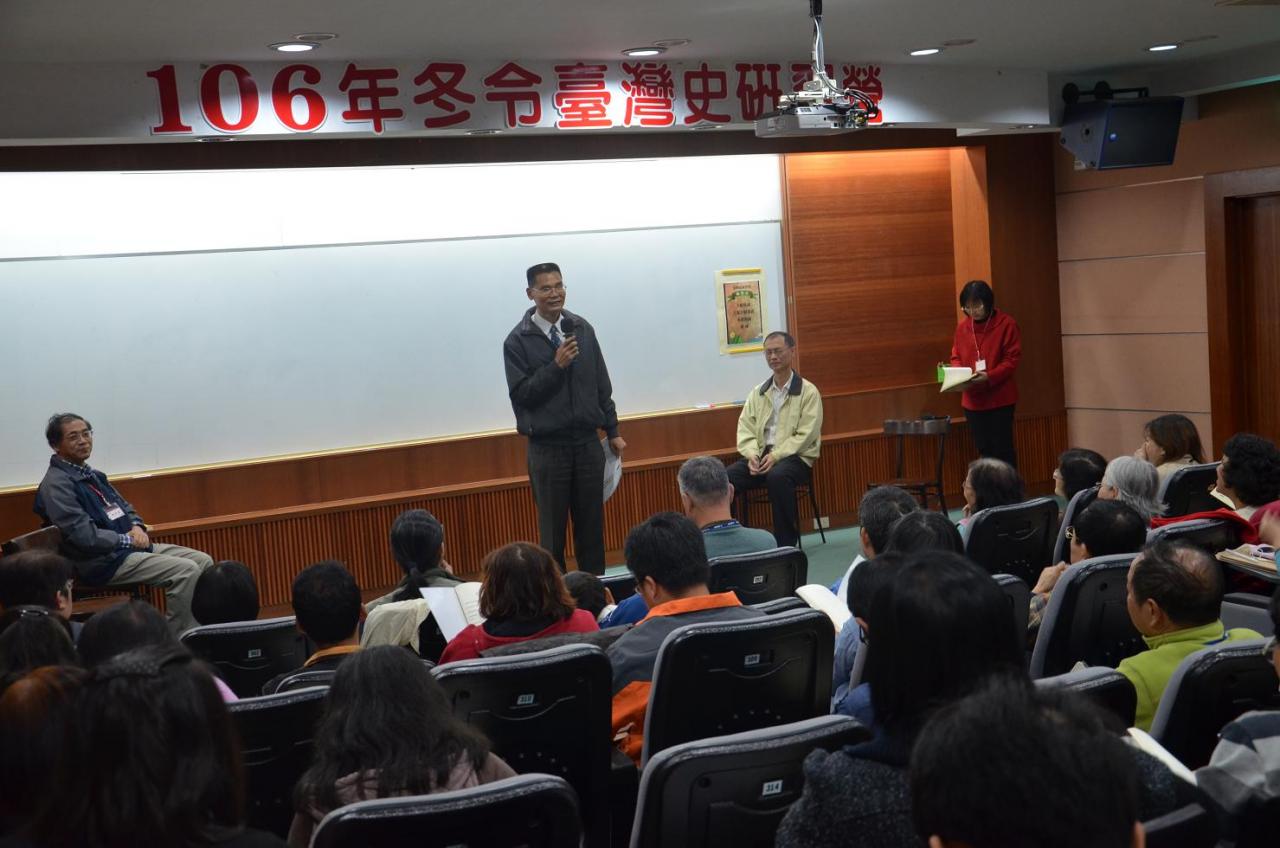 本館劉澤民副館長代表張鴻銘館長致歡迎詞