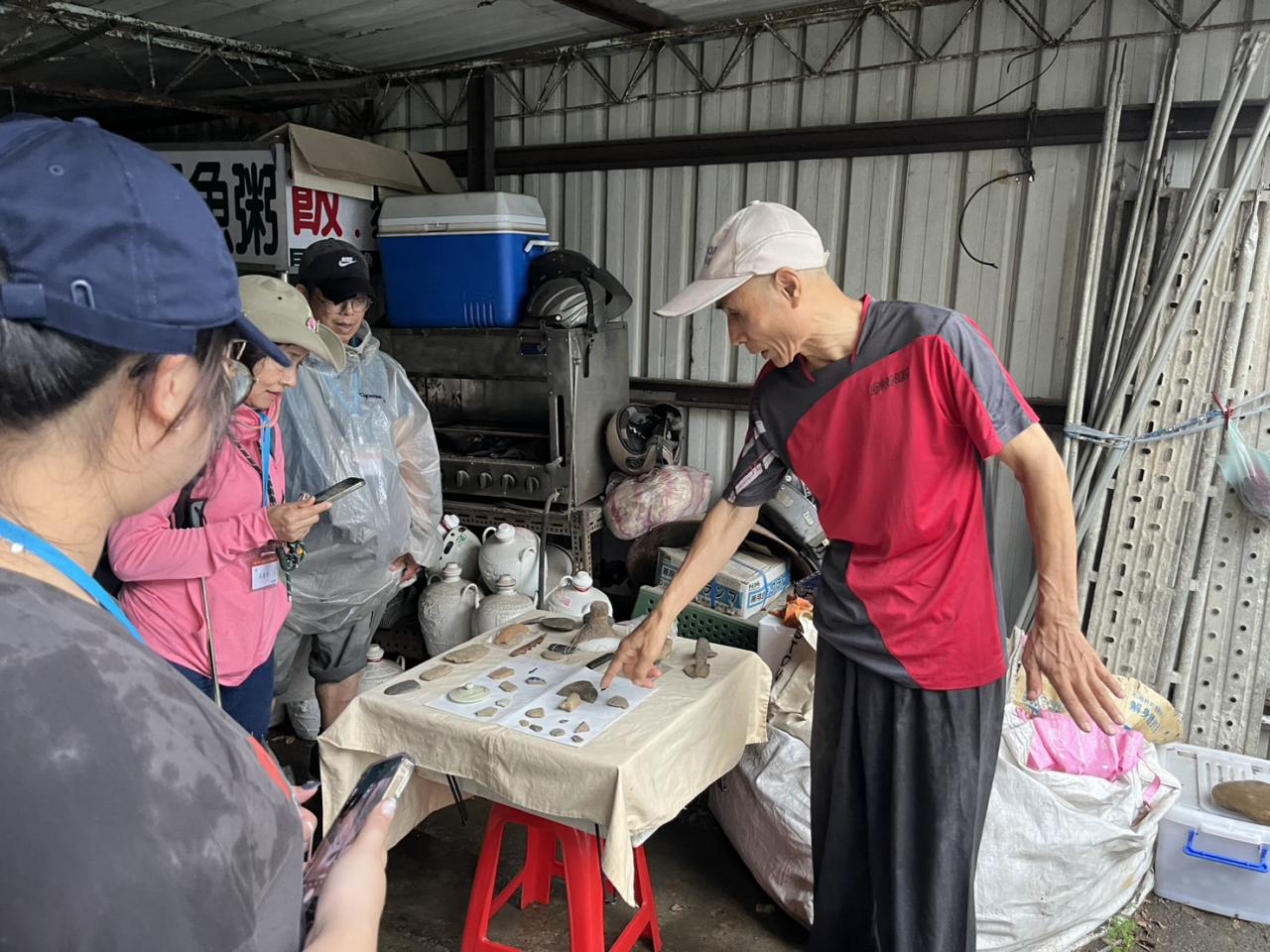 圖10：「鵠尾山考古遺址」導覽介紹