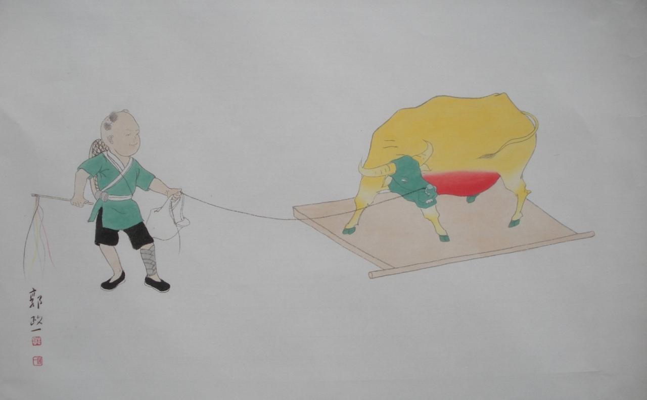 圖7：展件：春牛圖