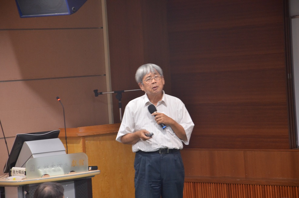 圖3.林文龍研究員演講