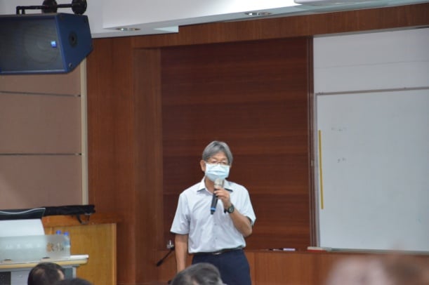 圖2：戴文鋒院長演講