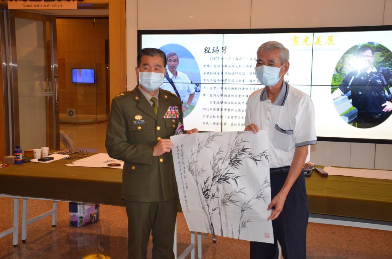 邀請書畫家現場揮毫3
