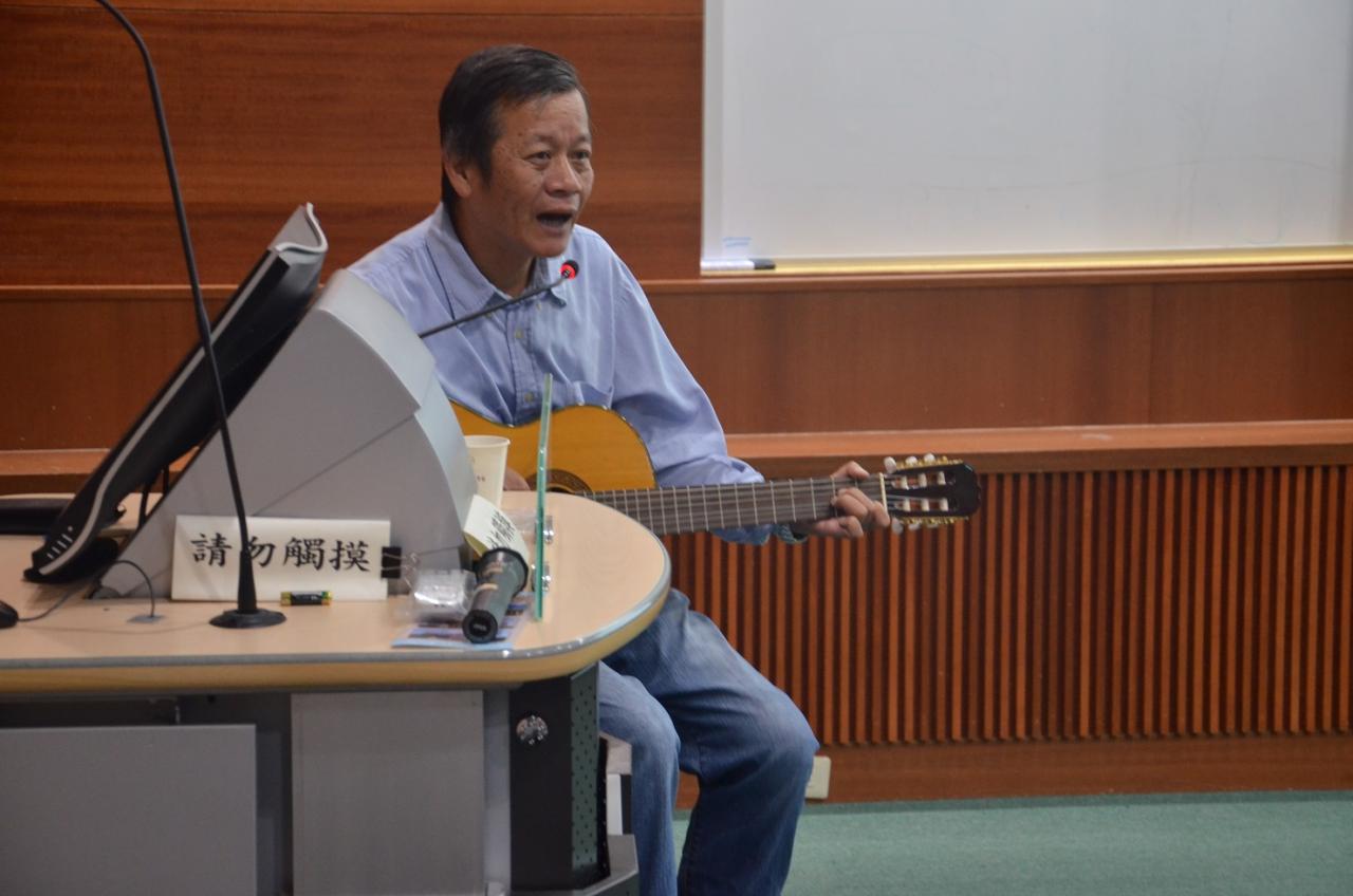 圖4.說唱臺灣歌謠演講