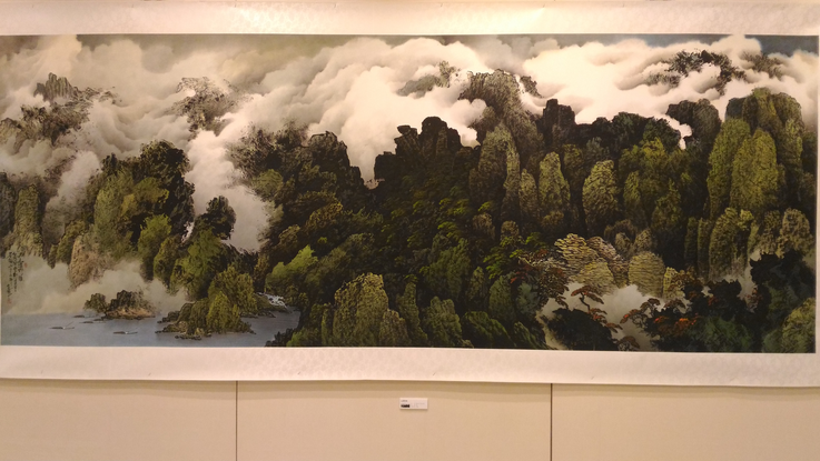 圖7:展件: 山溪野渡 / 葛憲能