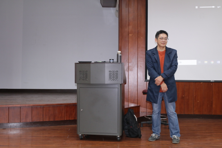 圖1：黃國超主任演講