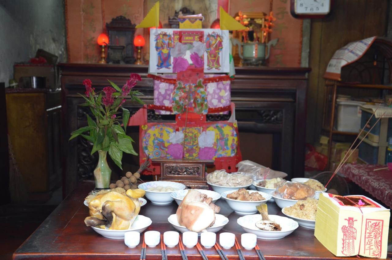 圖7：鹿港拜七娘媽供品