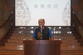 圖12：開幕典禮南投縣議會曾振炎議員致詞