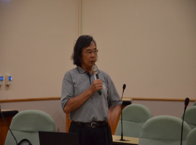 圖2：戴寶村秘書長演講