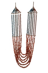 雅美（達悟）族瑪瑙玻璃珠胸飾